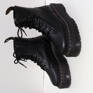 Dr. Martens JADON PISA LEATHER PLATFORM BOOTS (NEW)
